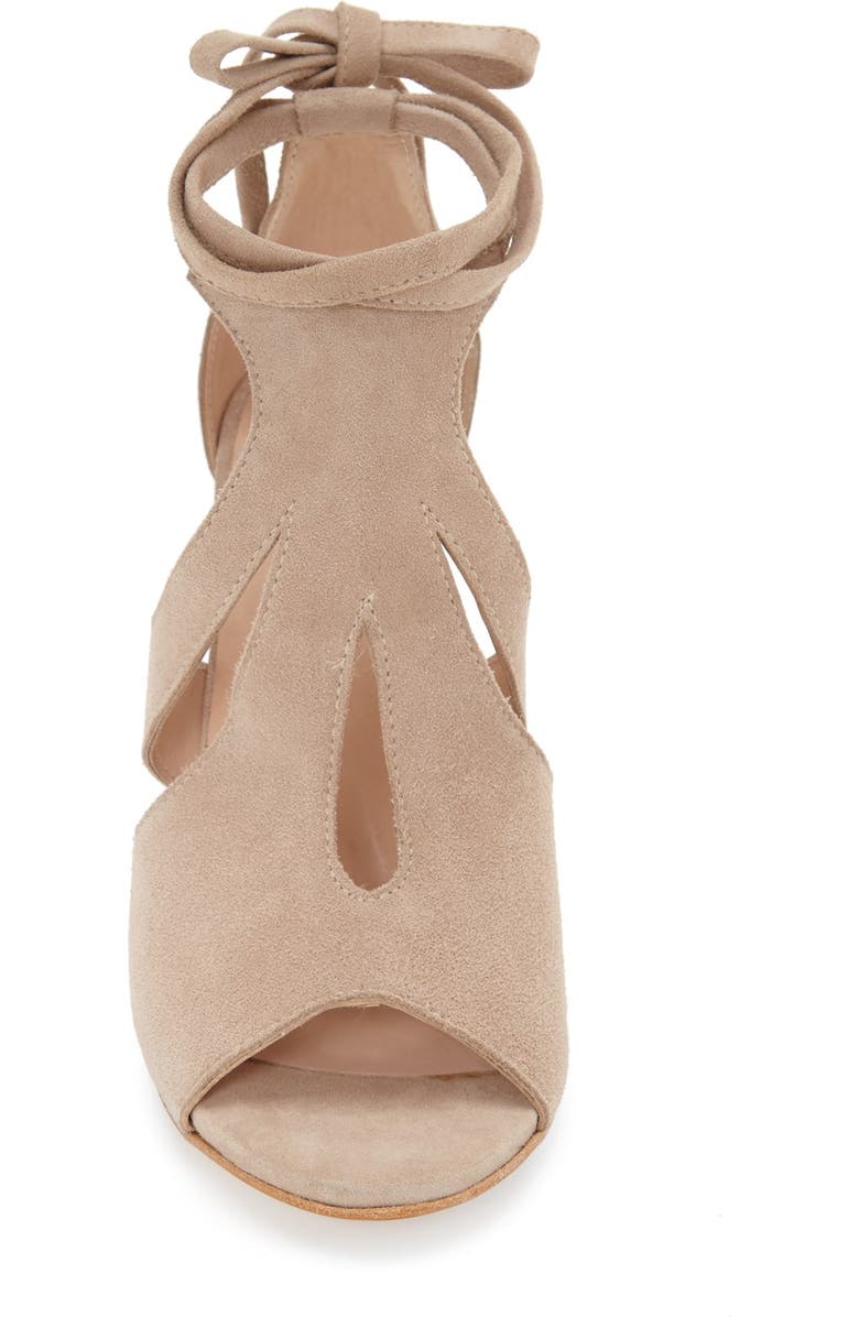 Steve Madden 'Sashy' Wraparound Ankle Tie Sandal, Alternate, color,