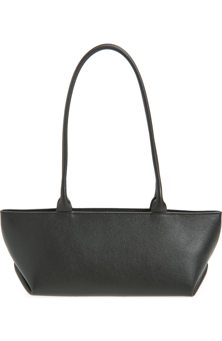 DeMellier The New York Leather Shoulder Bag, Alternate, color, Black