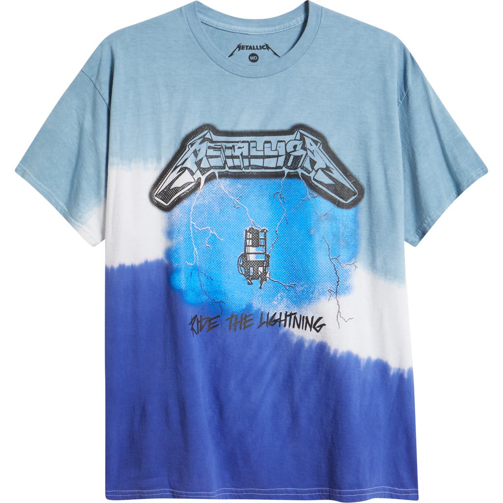 Merch Traffic Metallica Ride The Lightening Graphic T-shirt