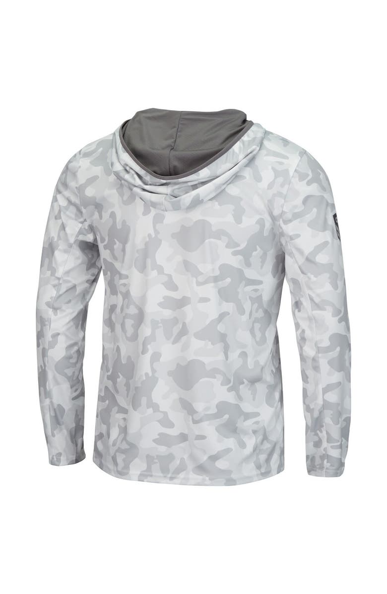 COLOSSEUM Men's Colosseum Arctic Camo Auburn Tigers OHT Military Appreciation Long Sleeve Hoodie Top, Alternate, color, Arctic Camo