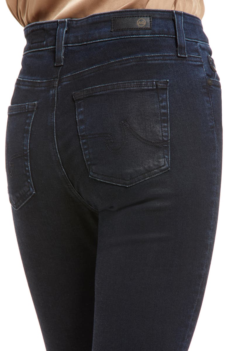 AG Mari High Waist Stretch Slim Straight Leg Jeans, Alternate, color, 
