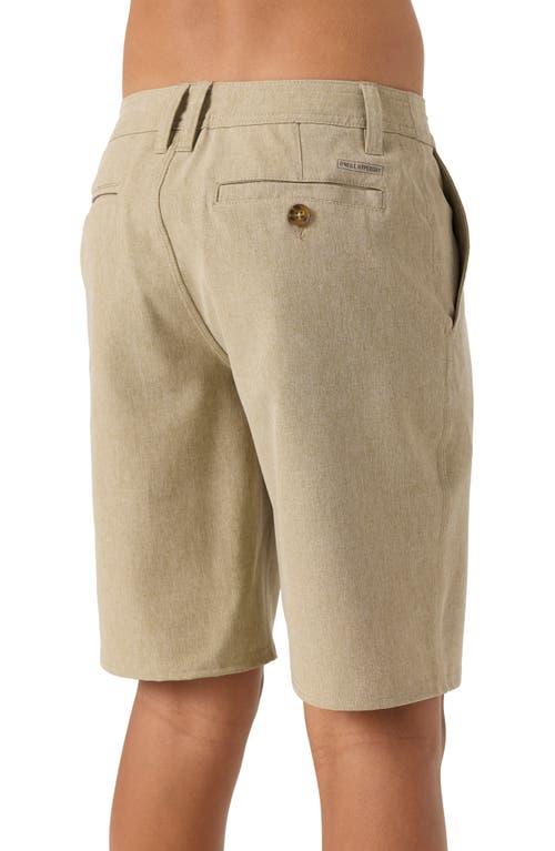 O'neill Kids' Reserve Heathered Swim Trunks In Heather Khaki