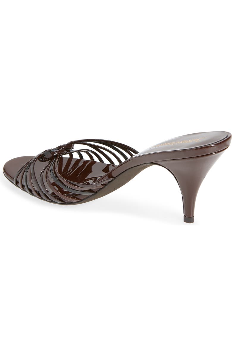 Jeffrey Campbell Constella Slide Sandal, Alternate, color, Brown Patent Combo