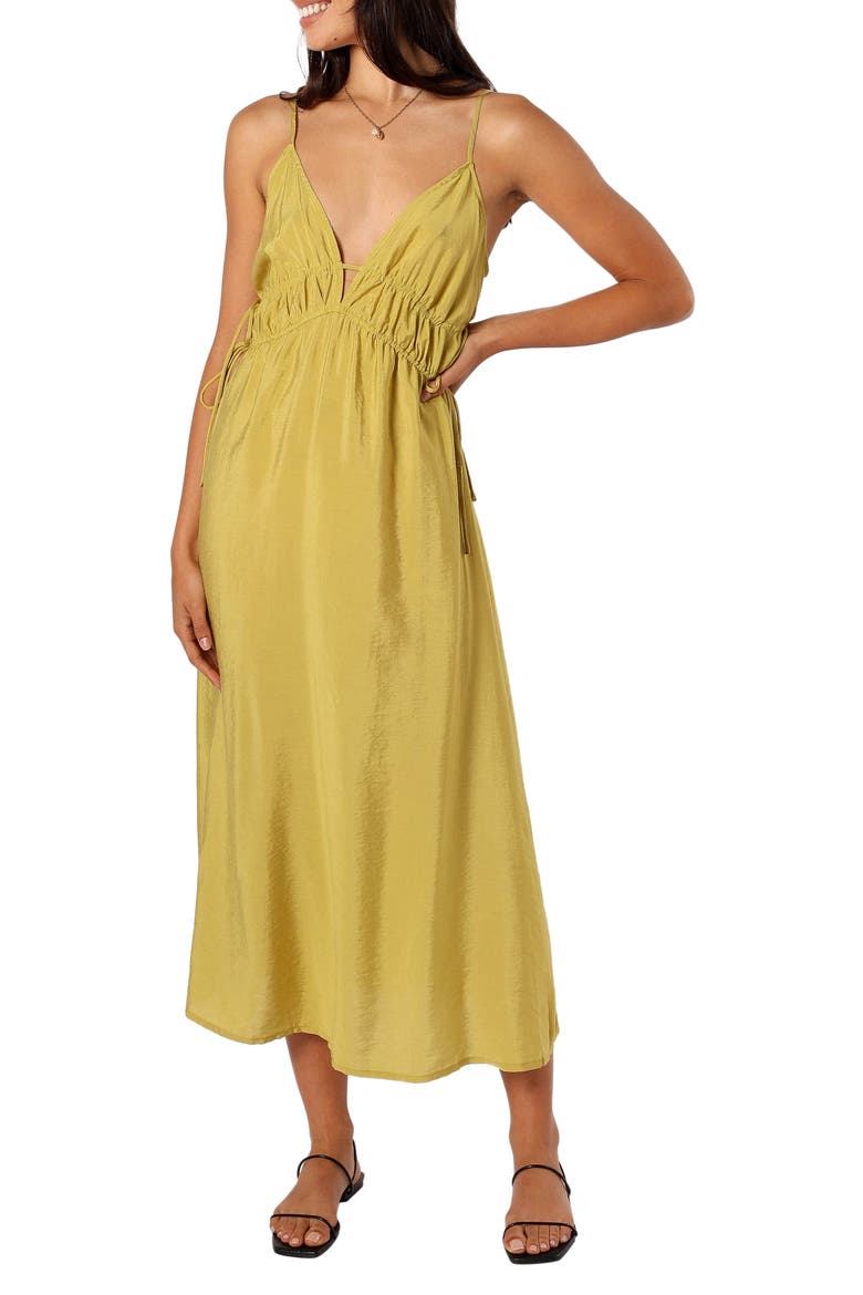 Layton Midi Dress, Main, color, OLIVE