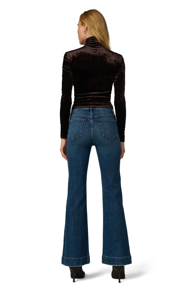 Joe's Jeans The Velvet Tony Turtleneck Top, Alternate, color, Cacao