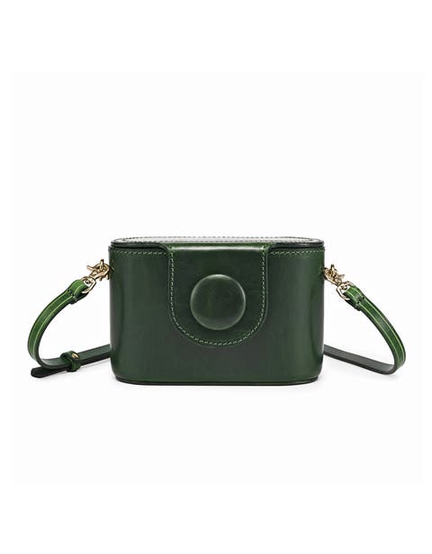 Begonia Genuine Leather Vintage Case Crossbody