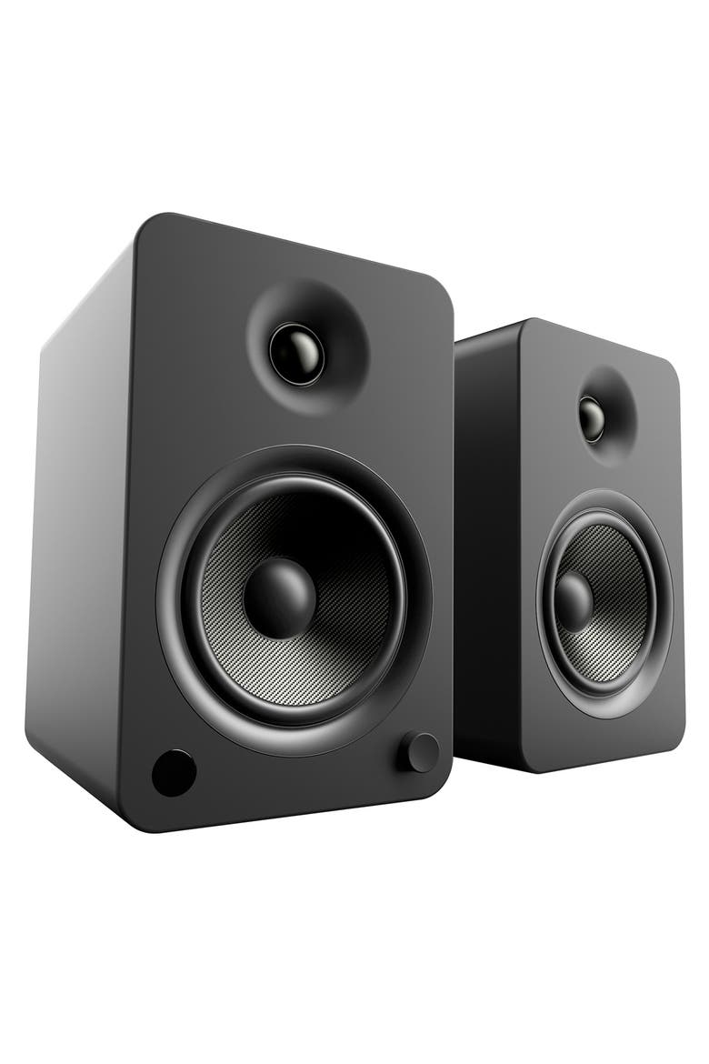 YU6 Powered Bookshelf Speakers with Built-In Bluetooth - Pair, Main, color, Matte Black