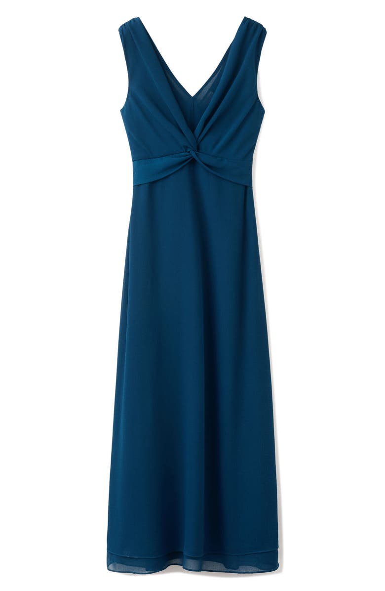 MANGO TEEN Twist Front Sleeveless Maxi Dress, Alternate, color, 