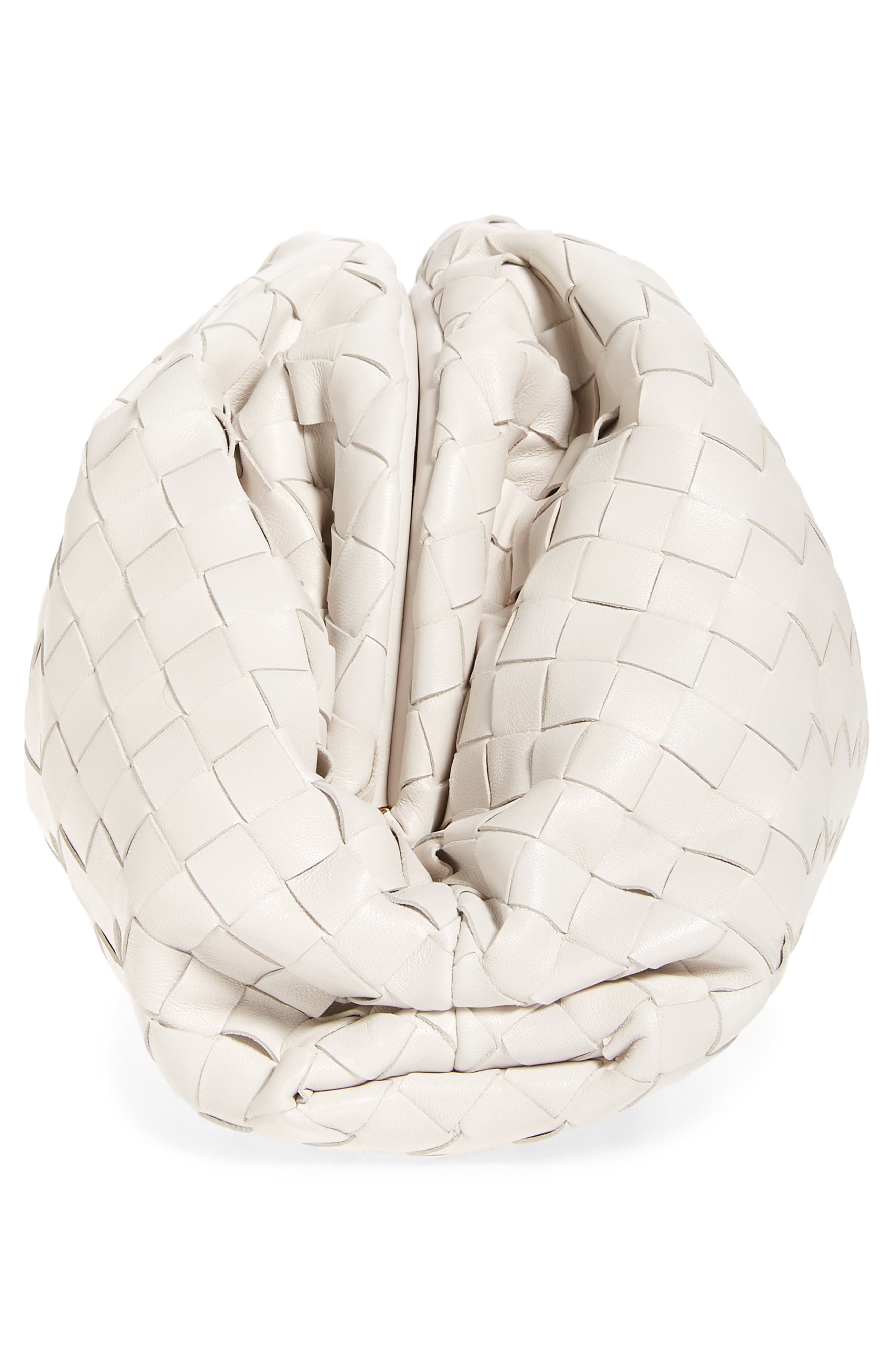 Bottega Veneta Intrecciato Leather Pouch, Alternate, color, 