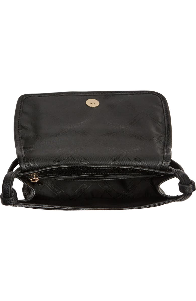 Longchamp Le Foulonné Leather Wallet Crossbody Bag, Alternate, color,