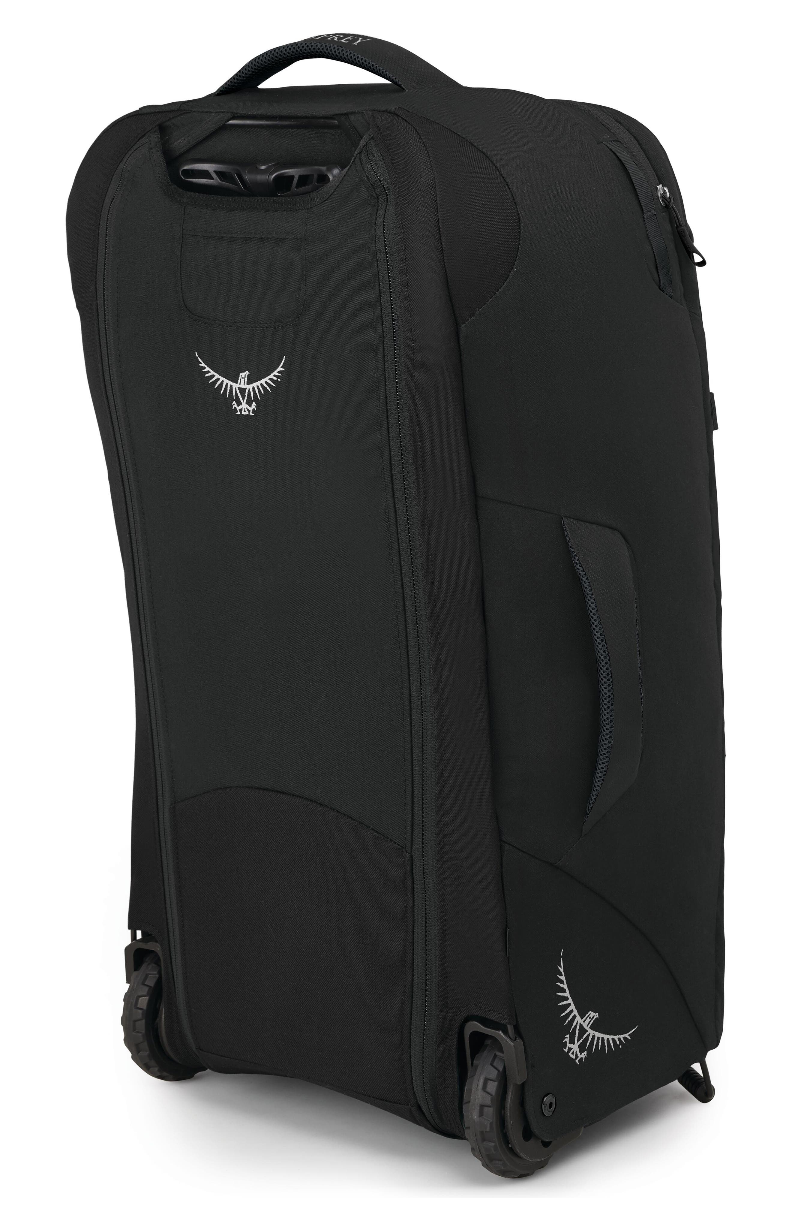 Osprey Fairview<sup>®</sup> 65-Liter Wheeled Travel Backpack, Alternate, color, Black