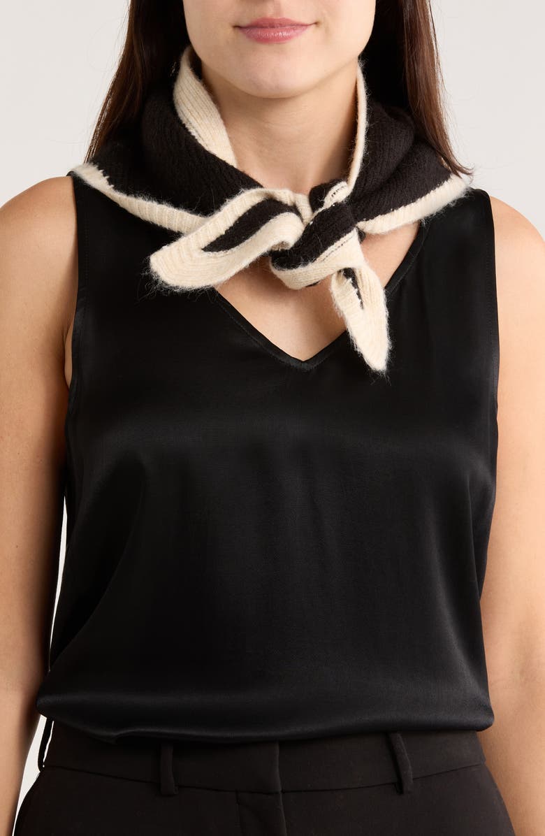 BCBG Scarf, Main, color, Black