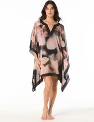 Coco Contours Grand Chiffon Caftan Cover Up