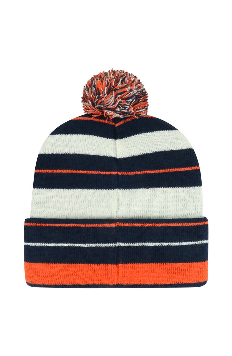 '47 Men's '47 Navy Denver Broncos Powerline Cuffed Knit Hat with Pom, Alternate, color, Navy