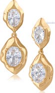 JARDIN Abstract Crystal Drop Earrings