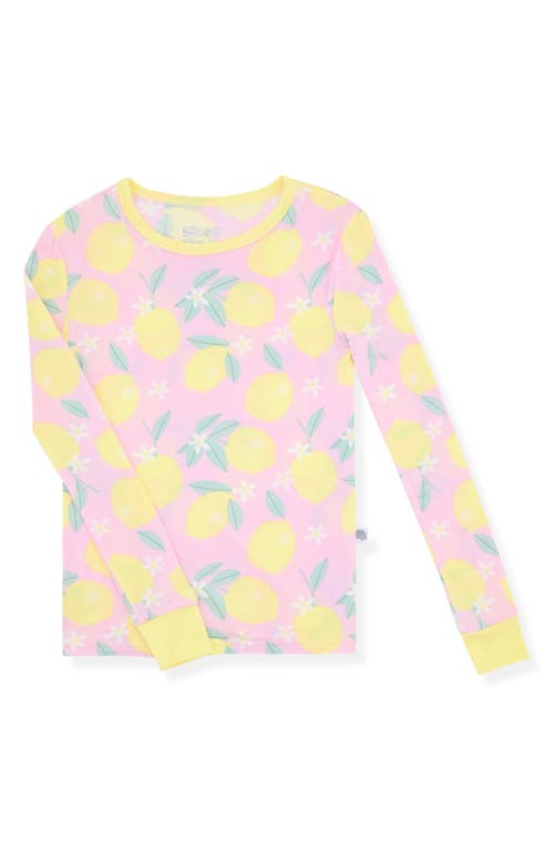 Cloud Nine Fitted Two-piece Pajamas In Yellow