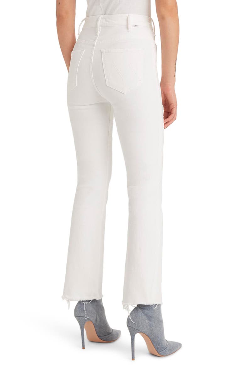 The Hustler High Waist Fray Hem Ankle Bootcut Jeans, Alternate, color, FAIREST OF THEM ALL