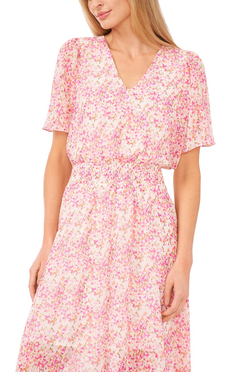 CeCe Floral Maxi Dress, Alternate, color,