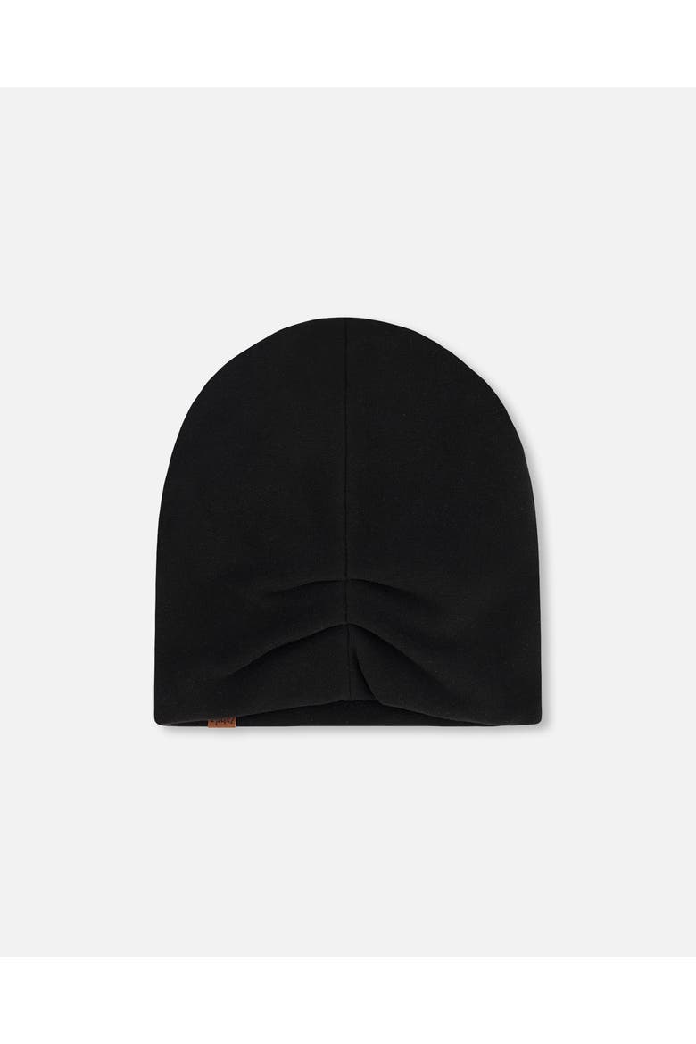 Gender Inclusive Stretch Jersey Beanie, Alternate, color, Black