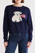 Vigoss American Flag Bear Sweater