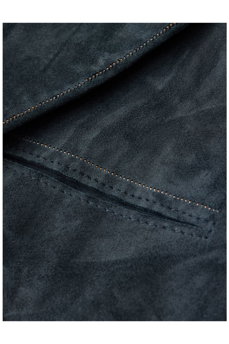 Bartow Suede Suit Jacket, Alternate, color, MIDNIGHT