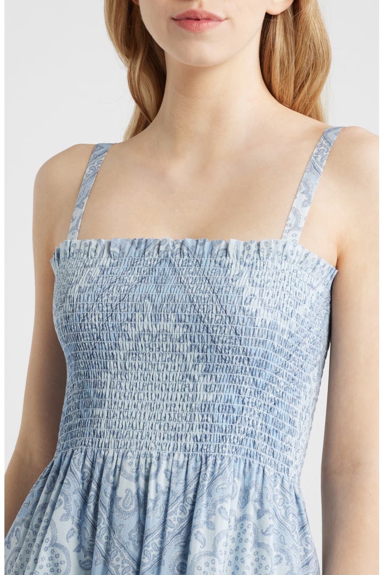 The Seraphina Nap Minidress, Alternate, color, PAISLEY SCARF DUSTY BLUE
