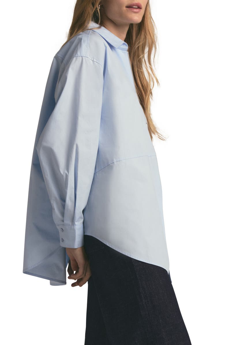 Favorite Daughter The Doors Always Open Oxford Shirt, Alternate, color, Powder Blue