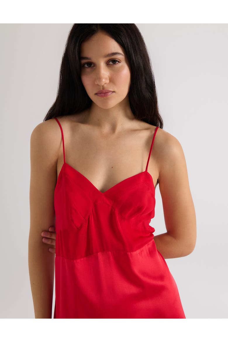 Ingrid Slip, Alternate, color, Scarlet
