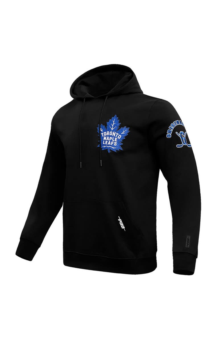 PRO STANDARD Men's Pro Standard Black Toronto Maple Leafs Classic Pullover Hoodie, Alternate, color,