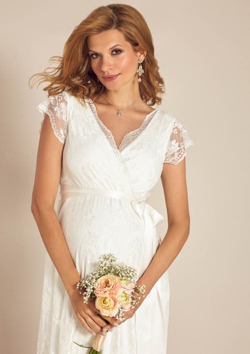 Tiffany Rose Maternity Eden Gown Long In White