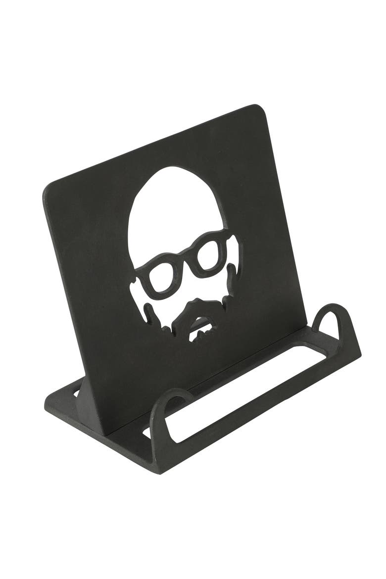 9.75 Inch Cast Iron Cookbook Holder in Black, Main, color, Black