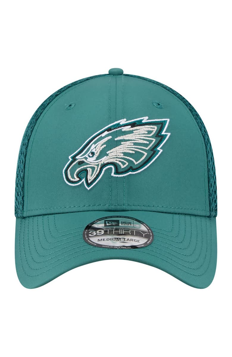 New Era Men's New Era Midnight Green Philadelphia Eagles Outline 39THIRTY Flex Hat, Alternate, color, Green