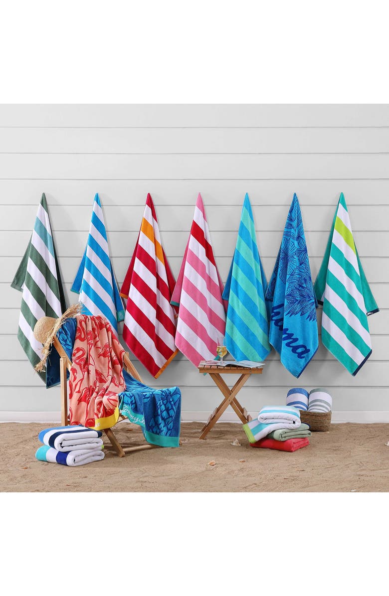 Tommy Bahama Bicoastal Beach Towel, Alternate, color, Matcha / Palm Green