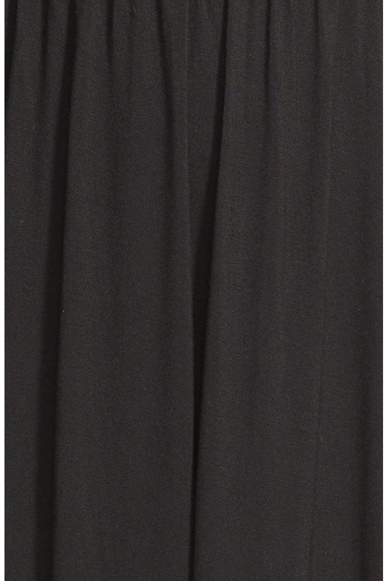 'Painted Desert' Halter Maxi Dress, Alternate, color, BLACK