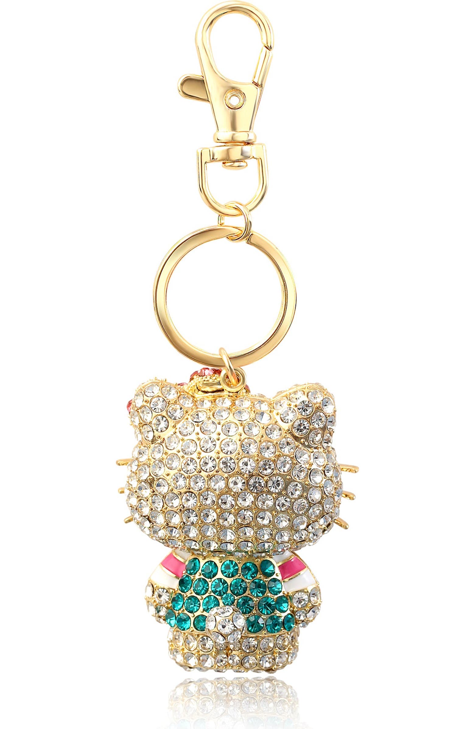 Hello Kitty® Pave Hello Kitty 3D Bling Keychain | Nordstrom