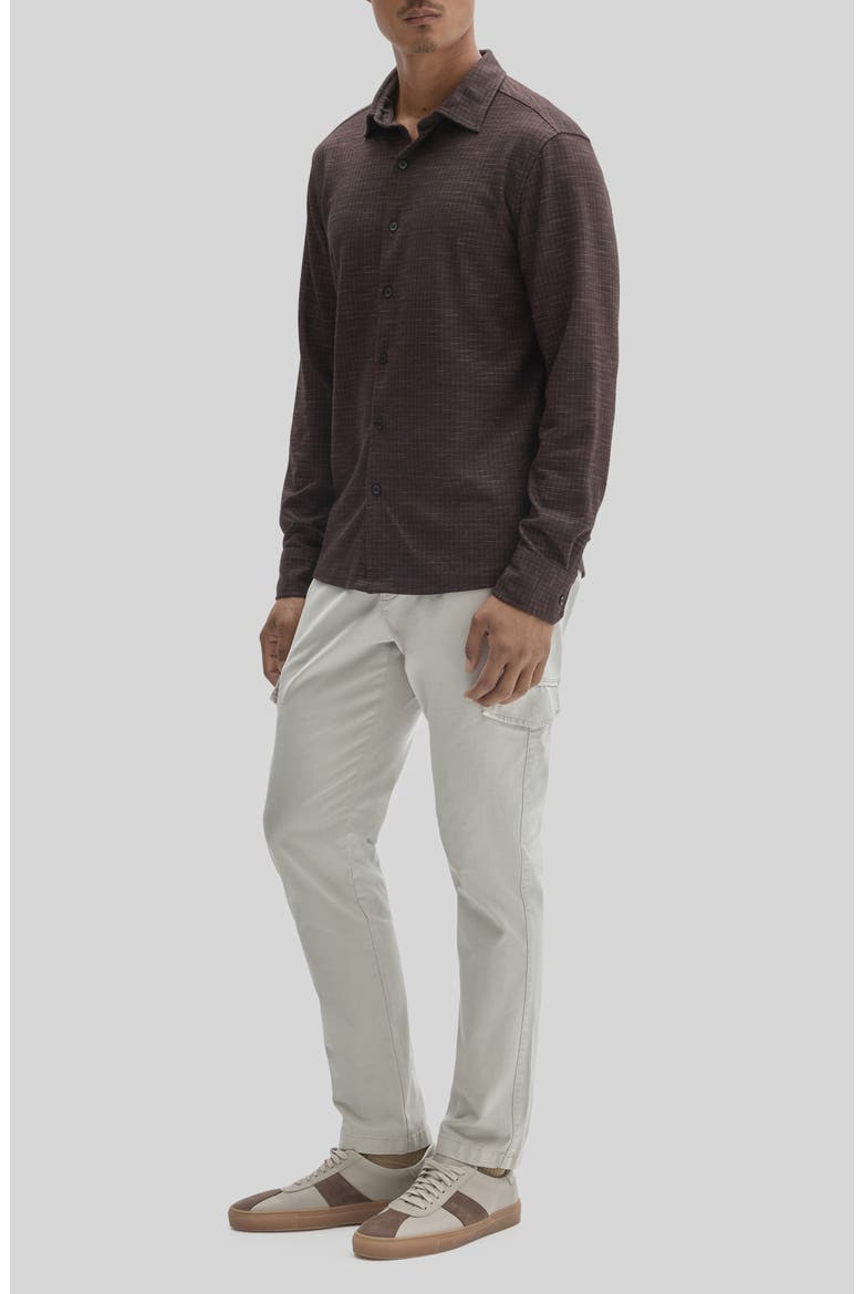 Howel Long Sleeve Knit Shirt, Alternate, color, RUSTY BROWN