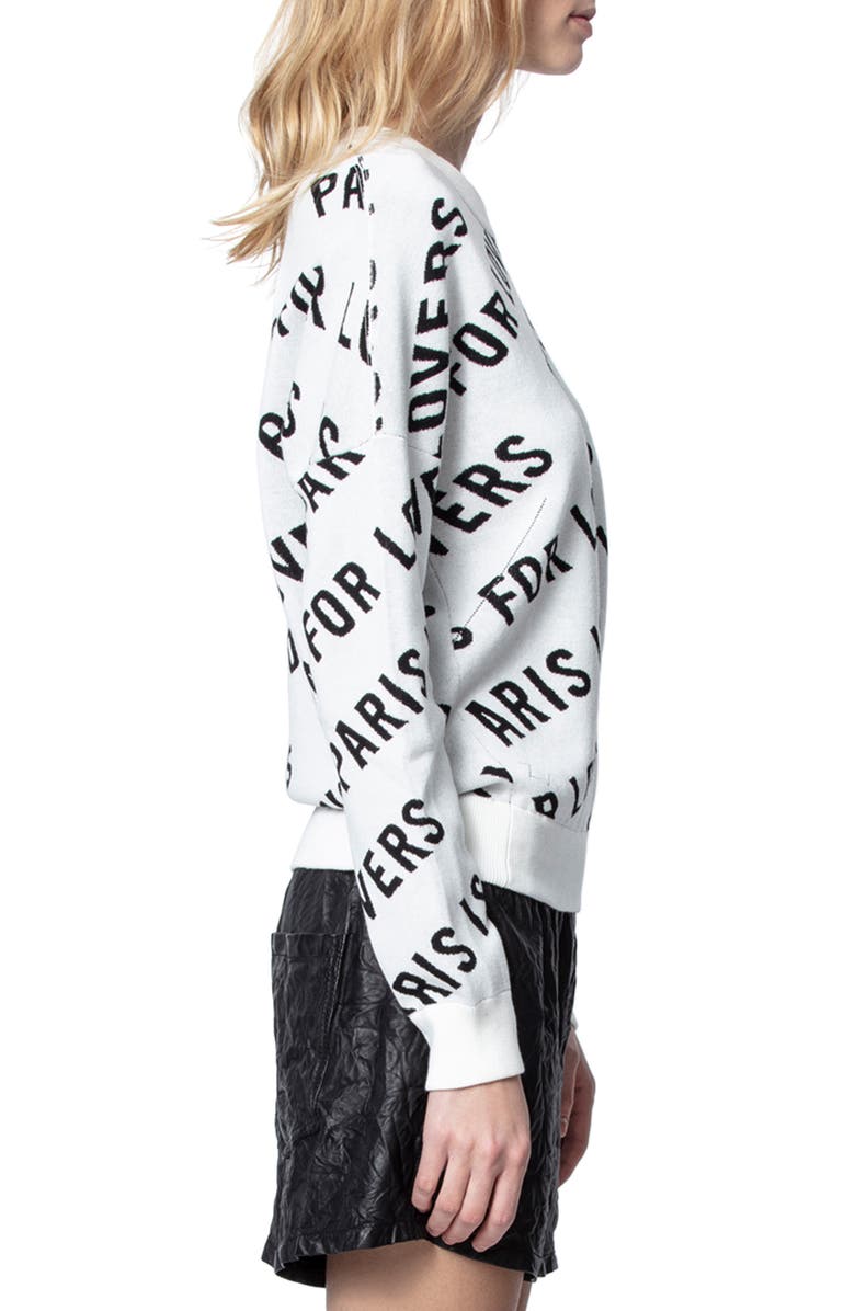 Zadig & Voltaire Anouk Sweater, Alternate, color, 