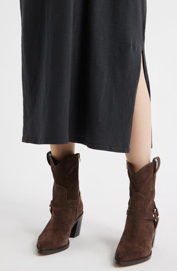 Drawstring Sleeve Knit Dress