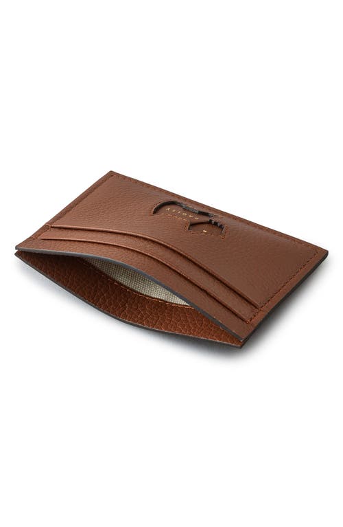 Radley Cookie Cutter Leather Card Case In Sand