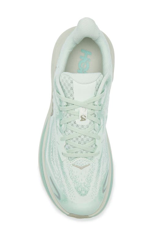 Hoka Kids' Clifton 10 Running Sneaker In Green