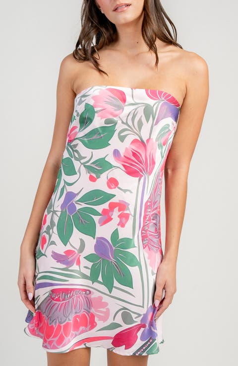 Tube Top A-Line Minidress