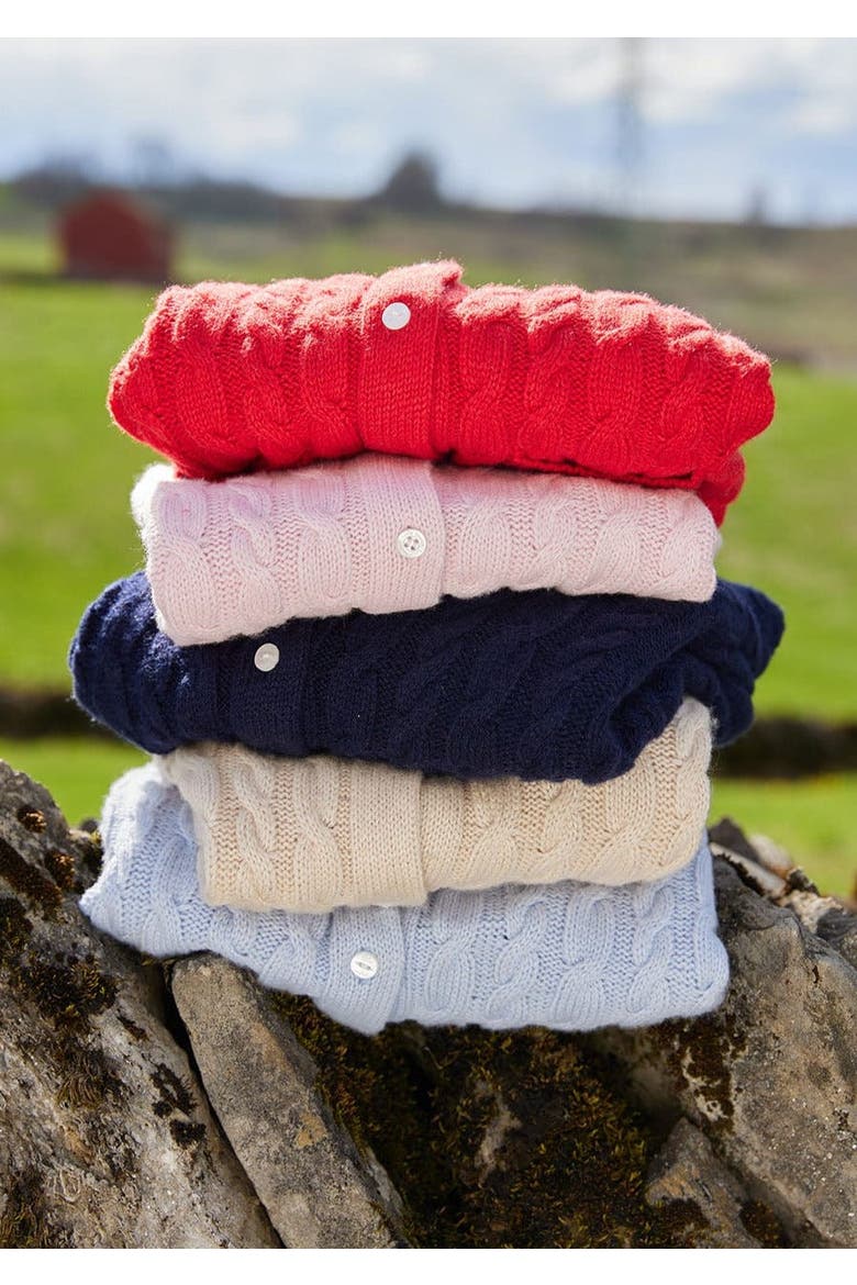 Kids' Classic Cashmere Blend Cardigan, Alternate, color, Oatmeal