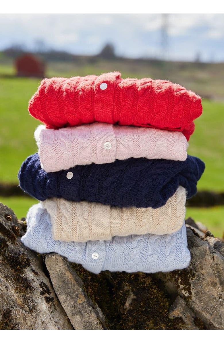 Little English Kids' Classic Cashmere Blend Cardigan, Alternate, color, Oatmeal