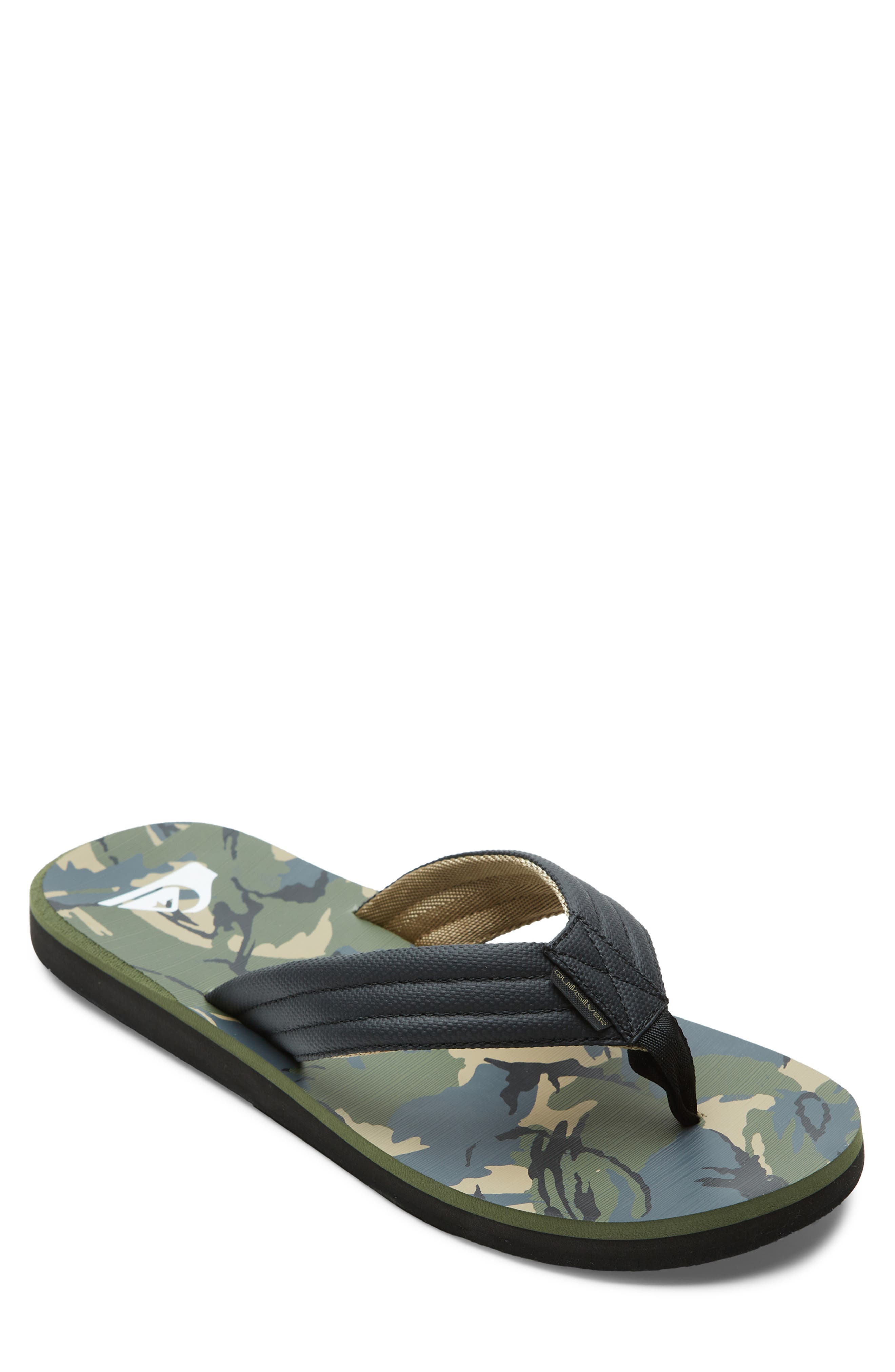 Quiksilver Carver Flip Flop, Main, color, 