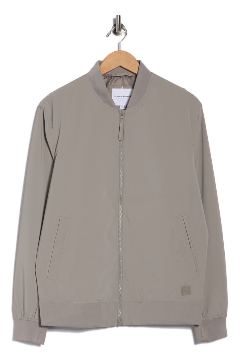 Bomber Jacket, Alternate, color, LIGHT GREY