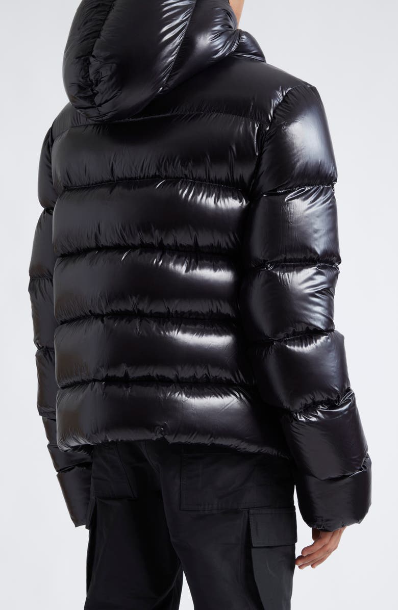 Rick Owens Hooded Down Puffer Jacket, Alternate, color, 