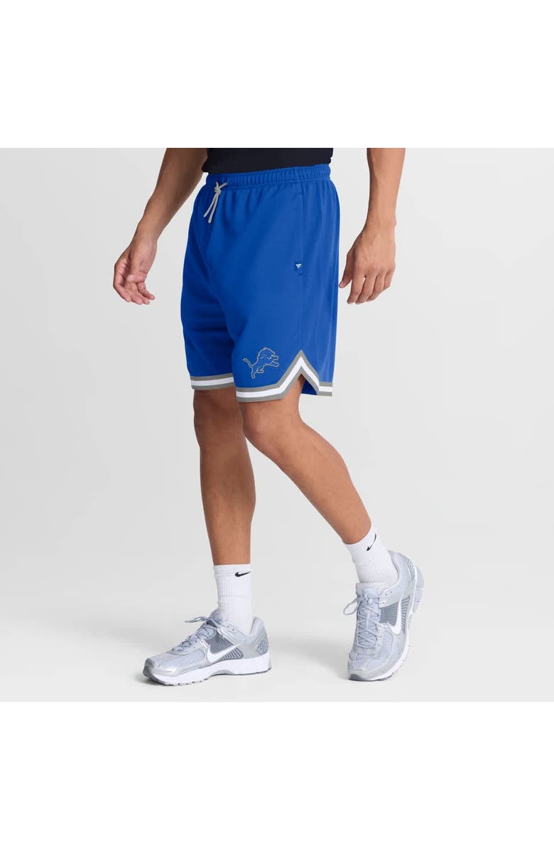 FANATICS Men's Fanatics Blue Detroit Lions Fearless Drive Shorts, Alternate, color, Blue