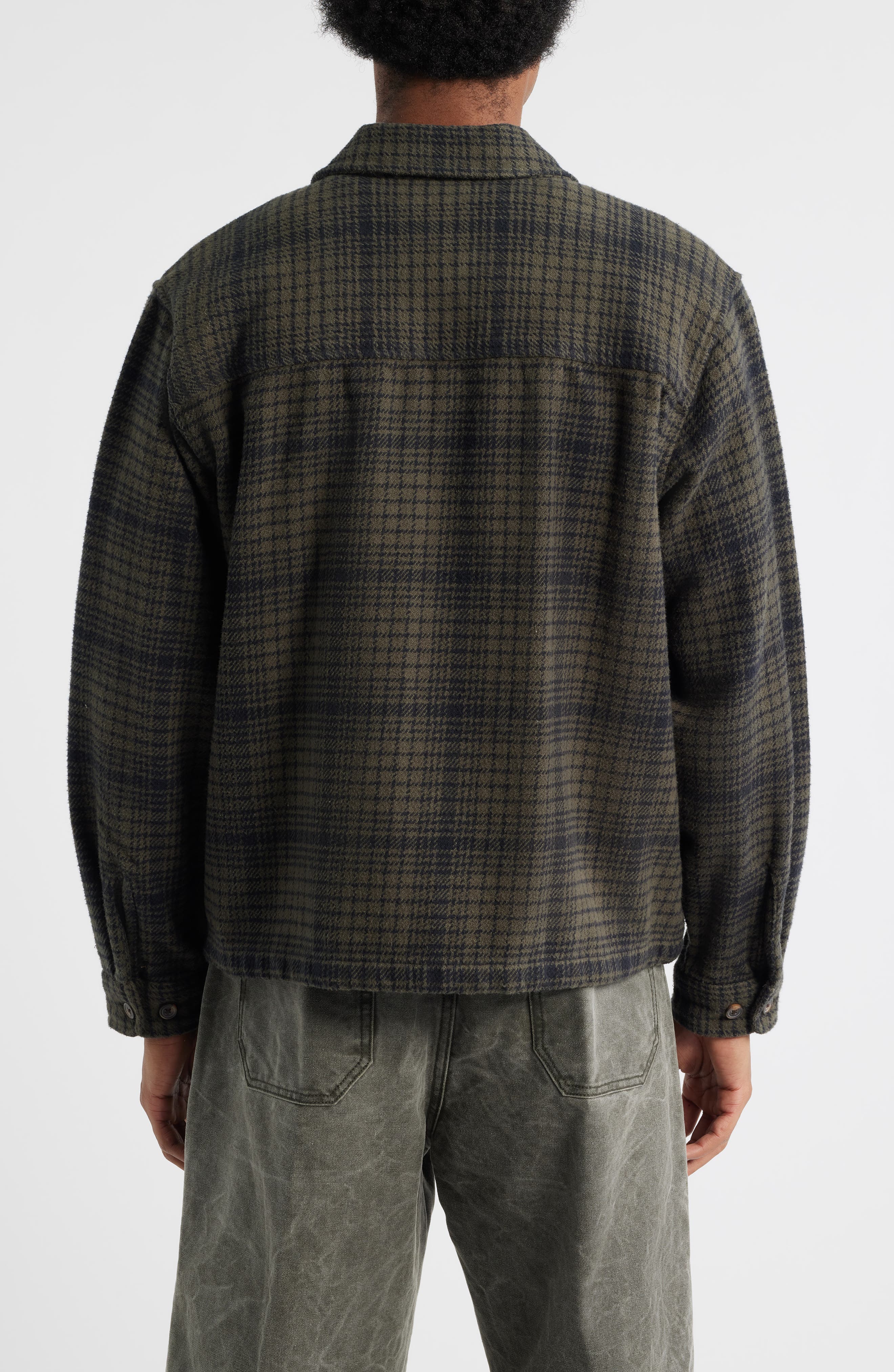 Parker Cotton Zip-Up Shirt Jacket - image 4