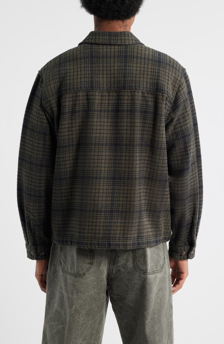 Obey Parker Cotton Zip-Up Shirt Jacket, Alternate, color, Rosin Multi