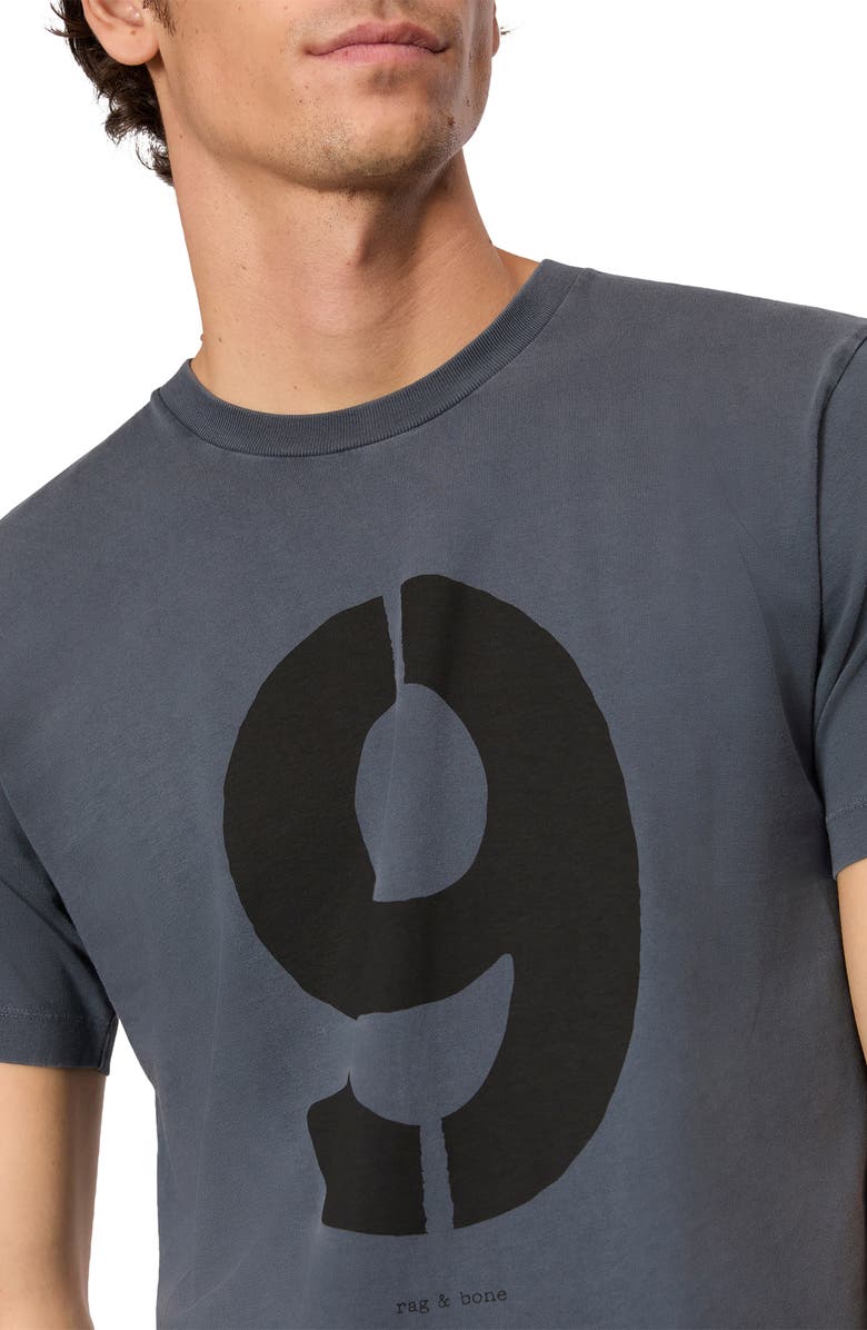 rag & bone Number Nine Graphic T-Shirt, Alternate, color, 